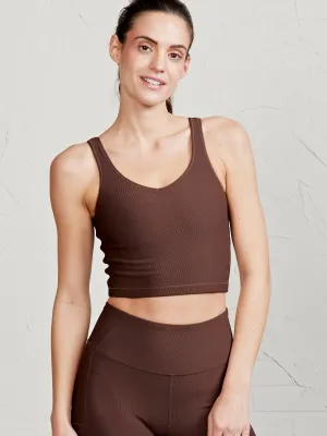 high - strength structure Sculptive Rib Crop Tank