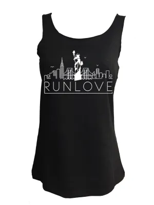 Black Urban NY Run Love Sport Tank Stealthy