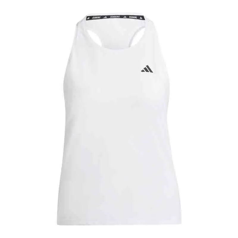 Trendy adidas Own The Run Vest Women's Running Tee - White
