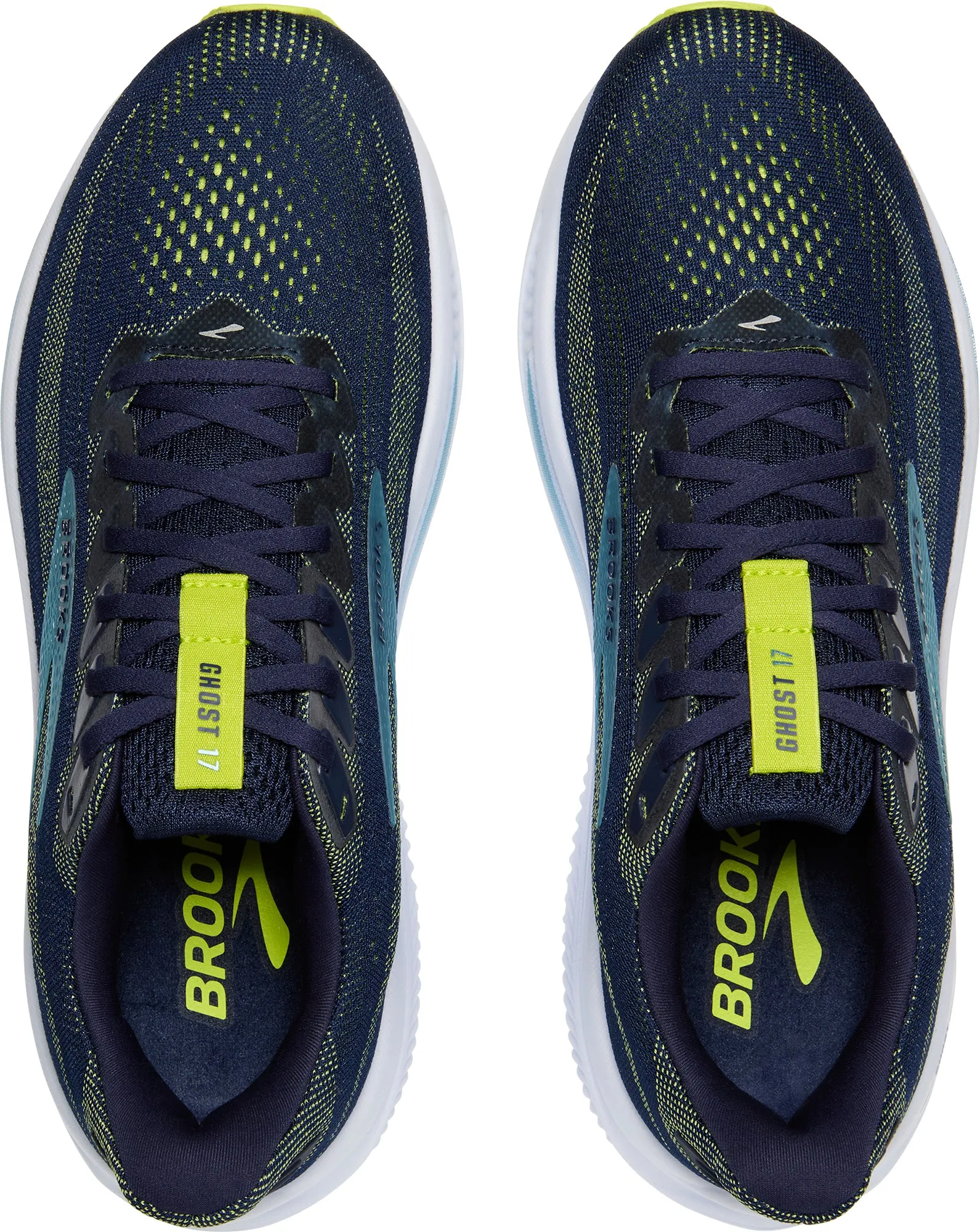 Brooks Ghost 17 Mens Running Shoes - Blue ombre - design shoes sweat - management shoes