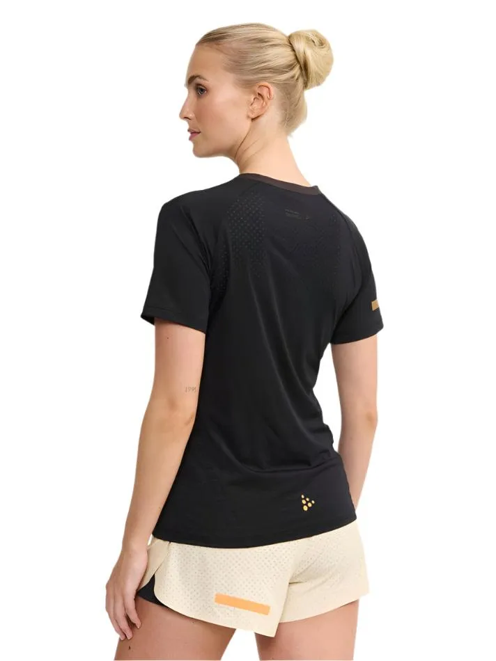 Sleek Stretch Fit Craft Women's Pro Hypervent Tee 2 Black SS24