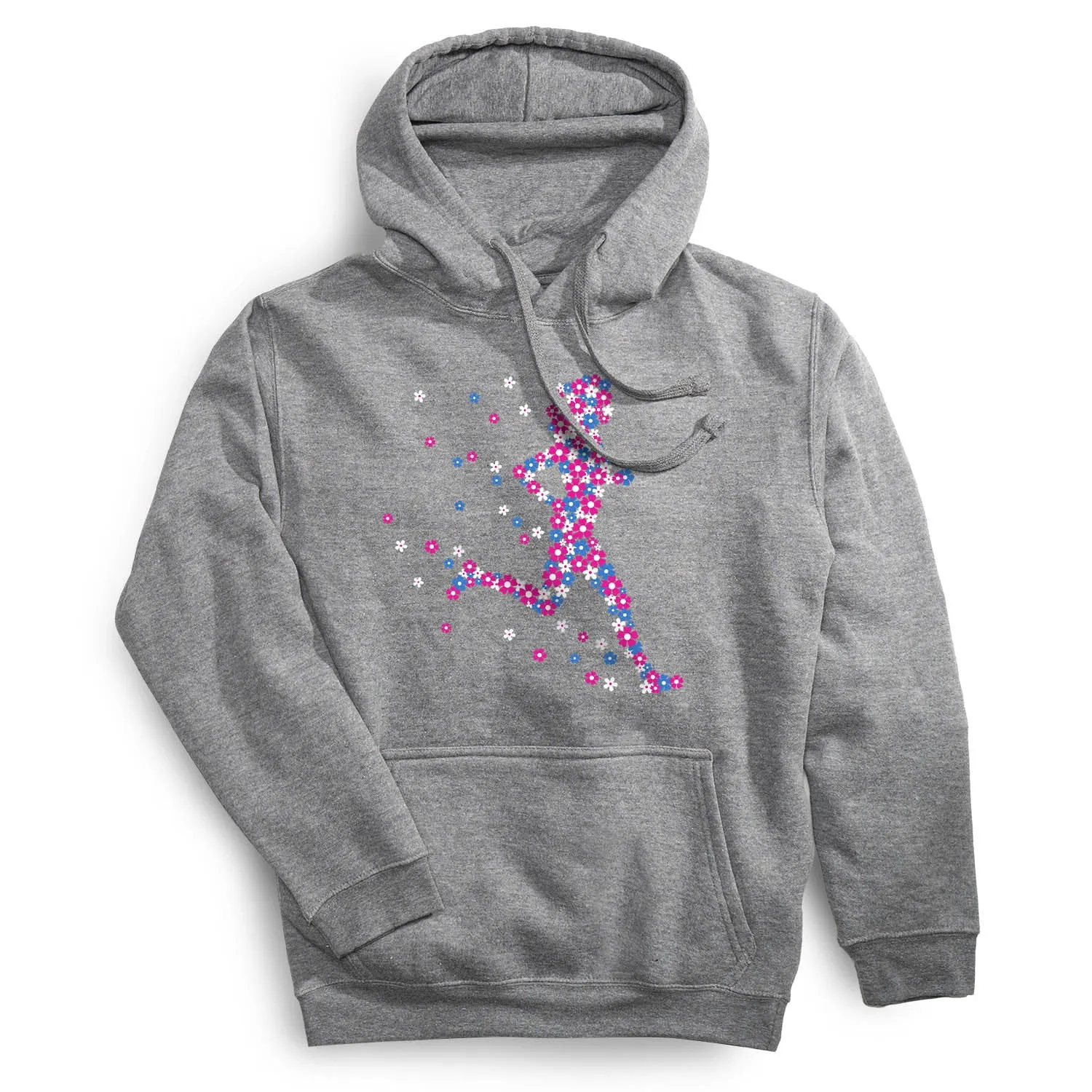 VentilatedMesh Statement Fleece Hoodie - Summer Runner Girl