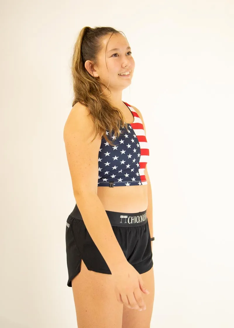 USA PWR Crop Top Core Comfort Coordination