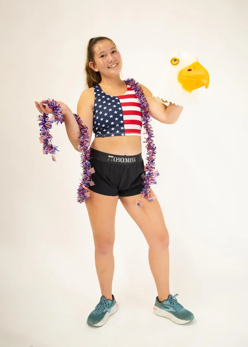 USA PWR Crop Top border patrol