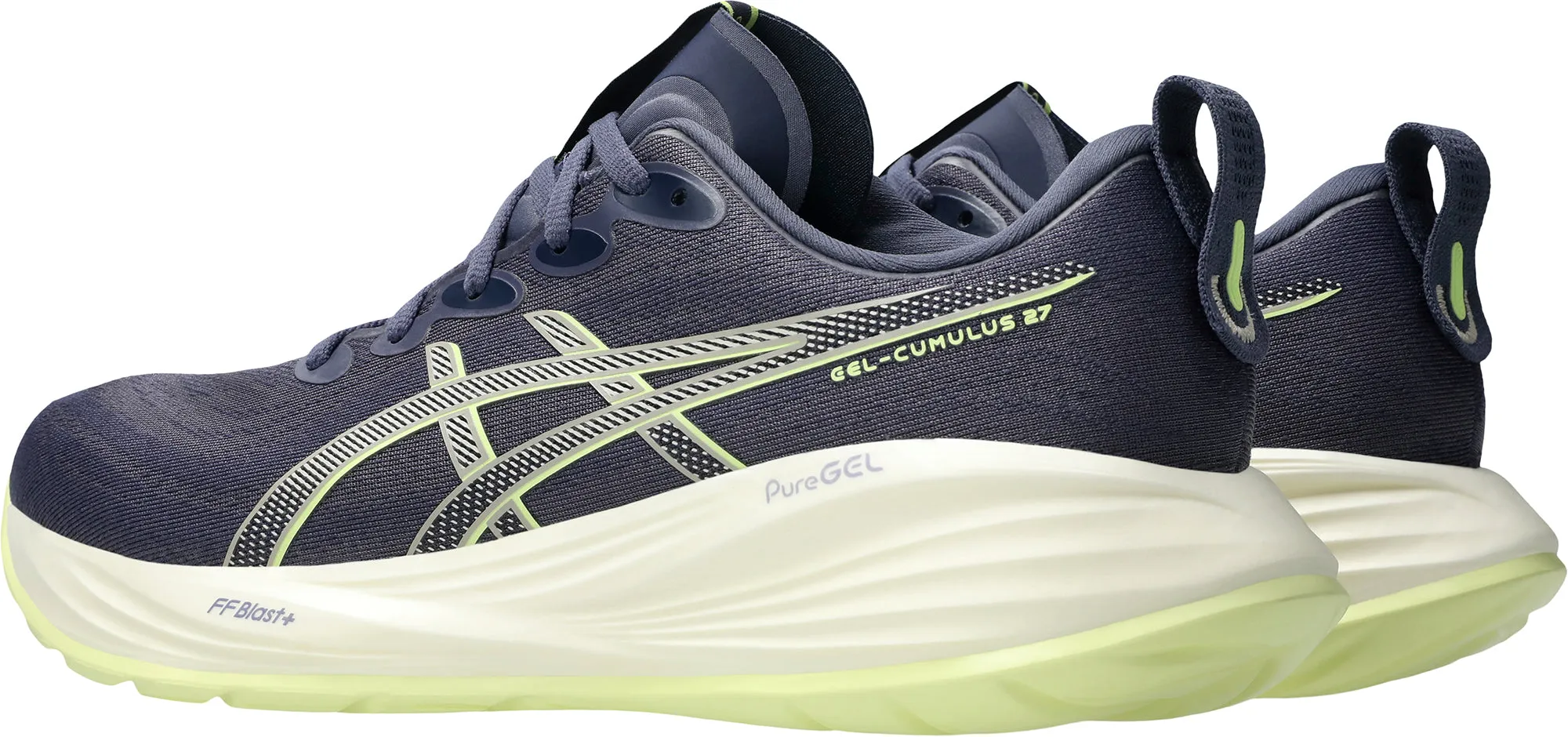 Asphalt running post - workout Asics Gel Cumulus 27 Mens Running Shoes - Blue