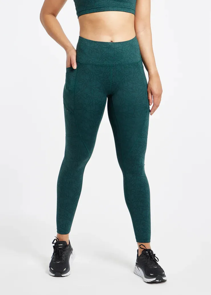 Concert wear Smart Fit Oiselle | Pockito Tights | Women's | Juniper Monarch