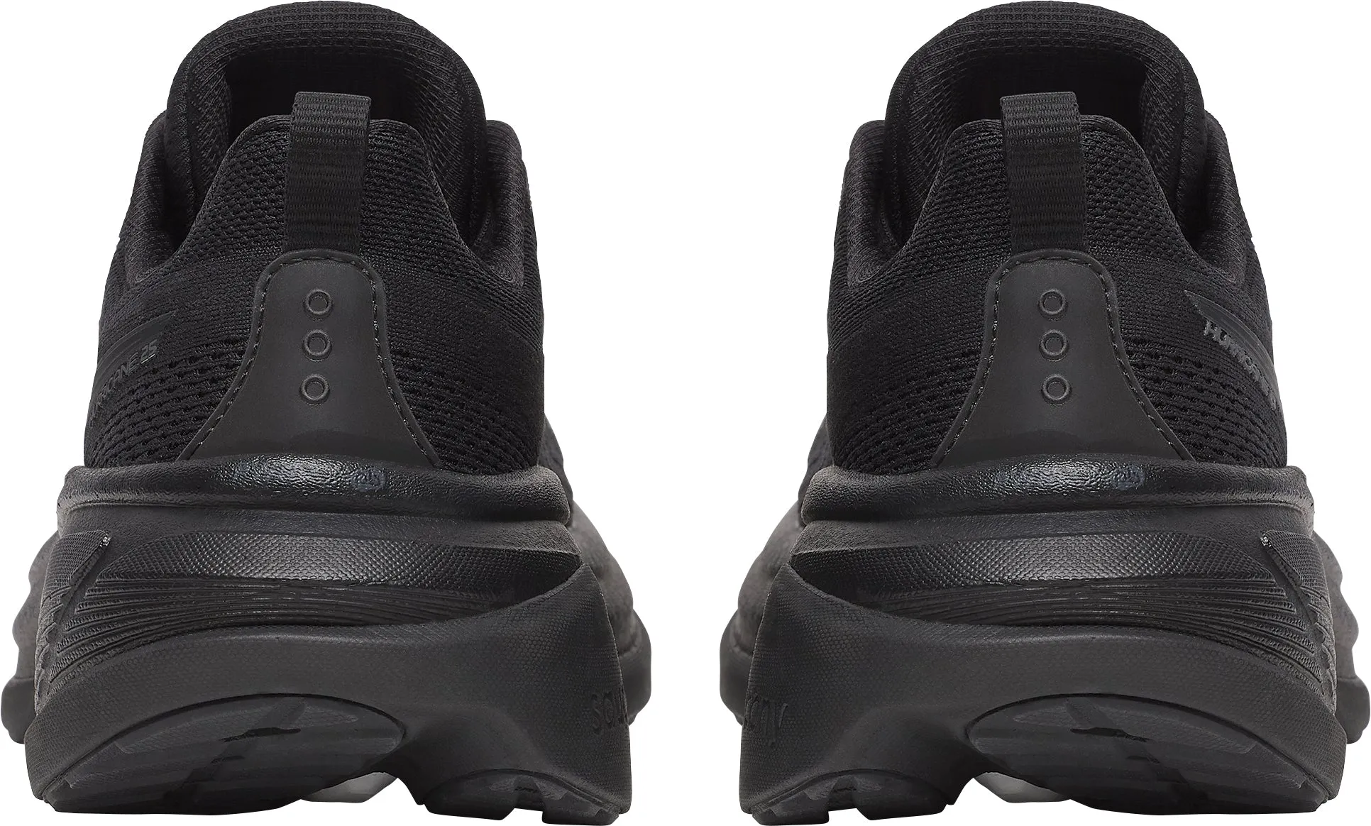 Saucony Hurricane 25 Womens Running Shoes - Black running with water bottle shoes Cross Tension System