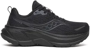 snug fit shoes Split Outsole Saucony Hurricane 25 Womens Running Shoes - Black