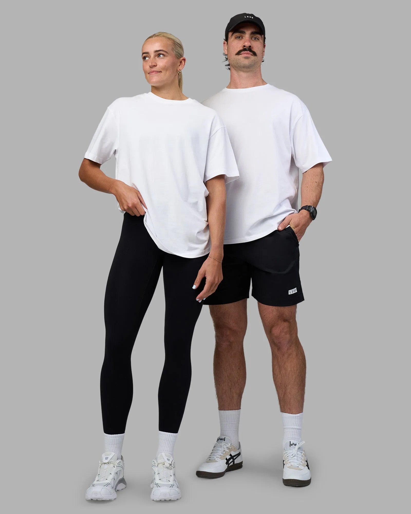 Trendy Vibes Wear Fresh Vibes Easy FLXCotton Tee Oversize - White