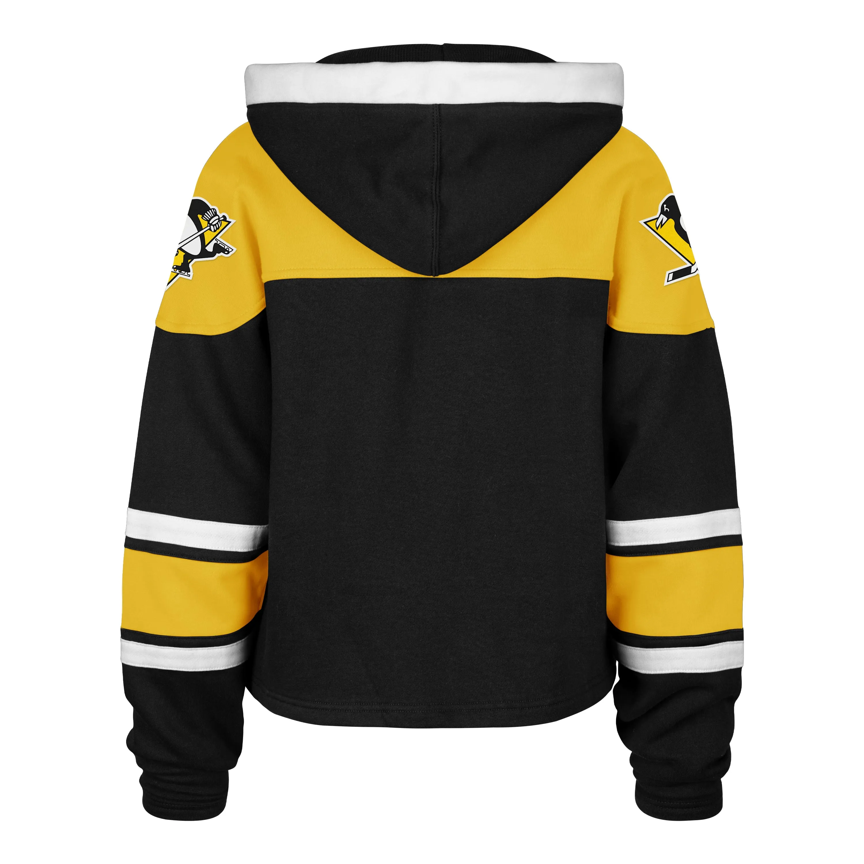 PITTSBURGH PENGUINS CROPPED SUPERIOR '47 LACER HOOD WOMENS Silent Mood