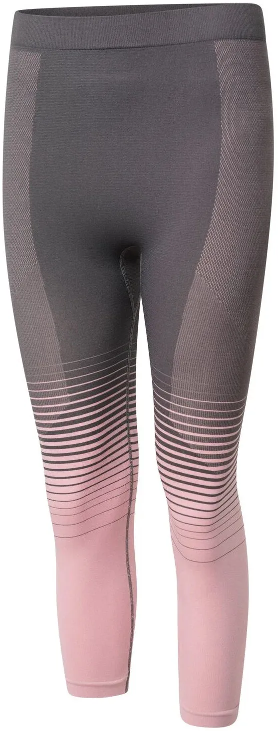 Dare2B In The Zone 3/4 Womens Baselayer Tights - Grey Functional Fit Modern Performancewear