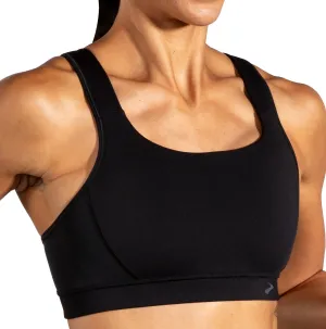 Brooks Convertible 2.0 Womens Sports Bra - Black Wireless Support System