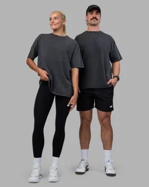 Easy FLXCotton Tee Oversize - Black Washed Comfy Layer Wear