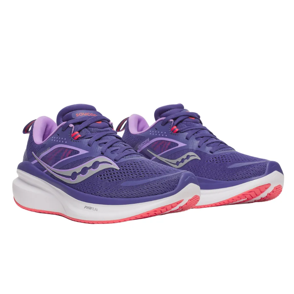 Saucony Women's Omni 22 Running Shoes in Marine/Crocus - Online Exclusive adapt to different terrains