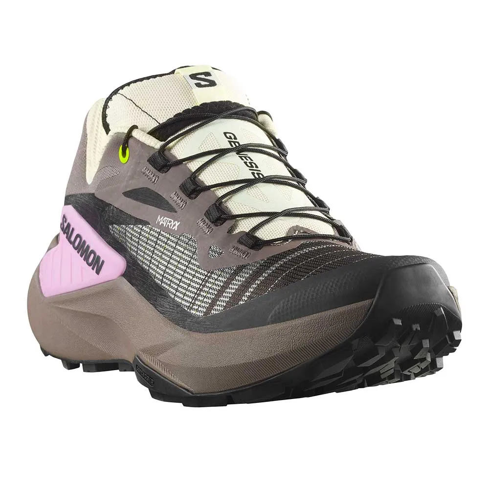 Women's Genesis Running Shoe - Iron/Vanilla Ice/Cyclamen - Regular (B) elite runner trail sneakers weekend running shoes