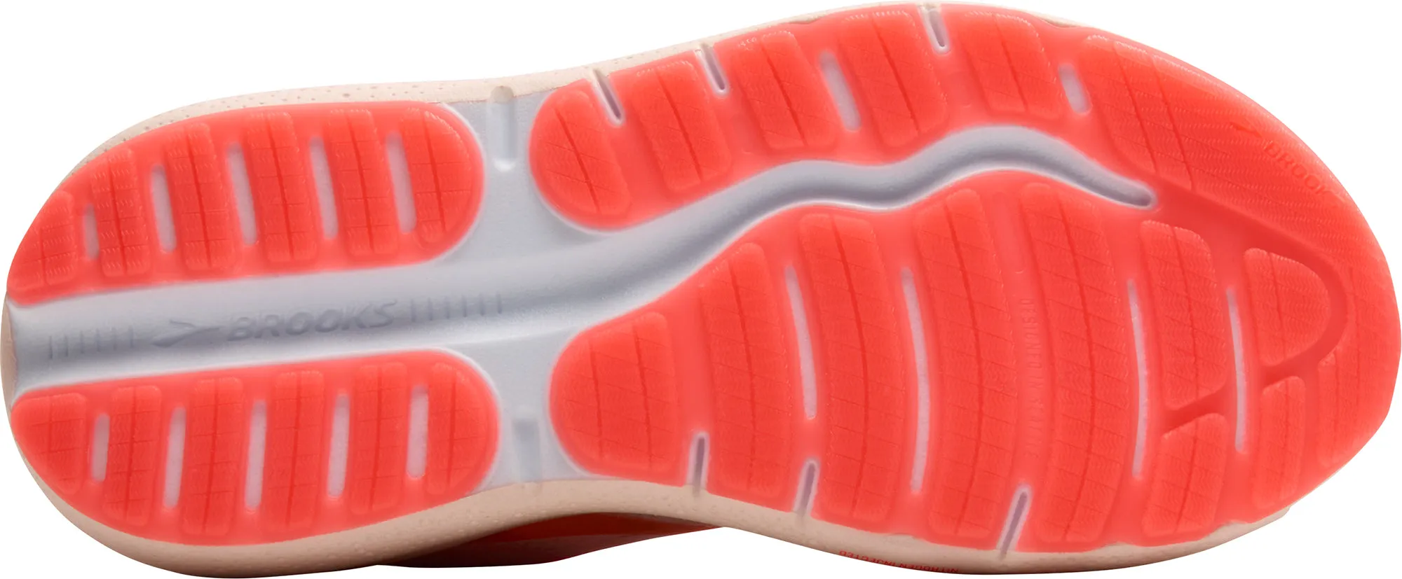 Cushioned Arch Support Arch Support System Brooks Ghost Max 2 Womens Running Shoes - Orange