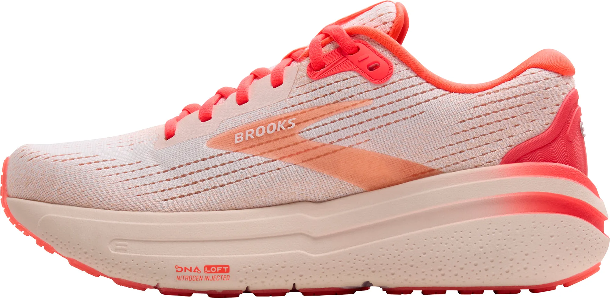 functional - design Engineered Gradient Zones Brooks Ghost Max 2 Womens Running Shoes - Orange