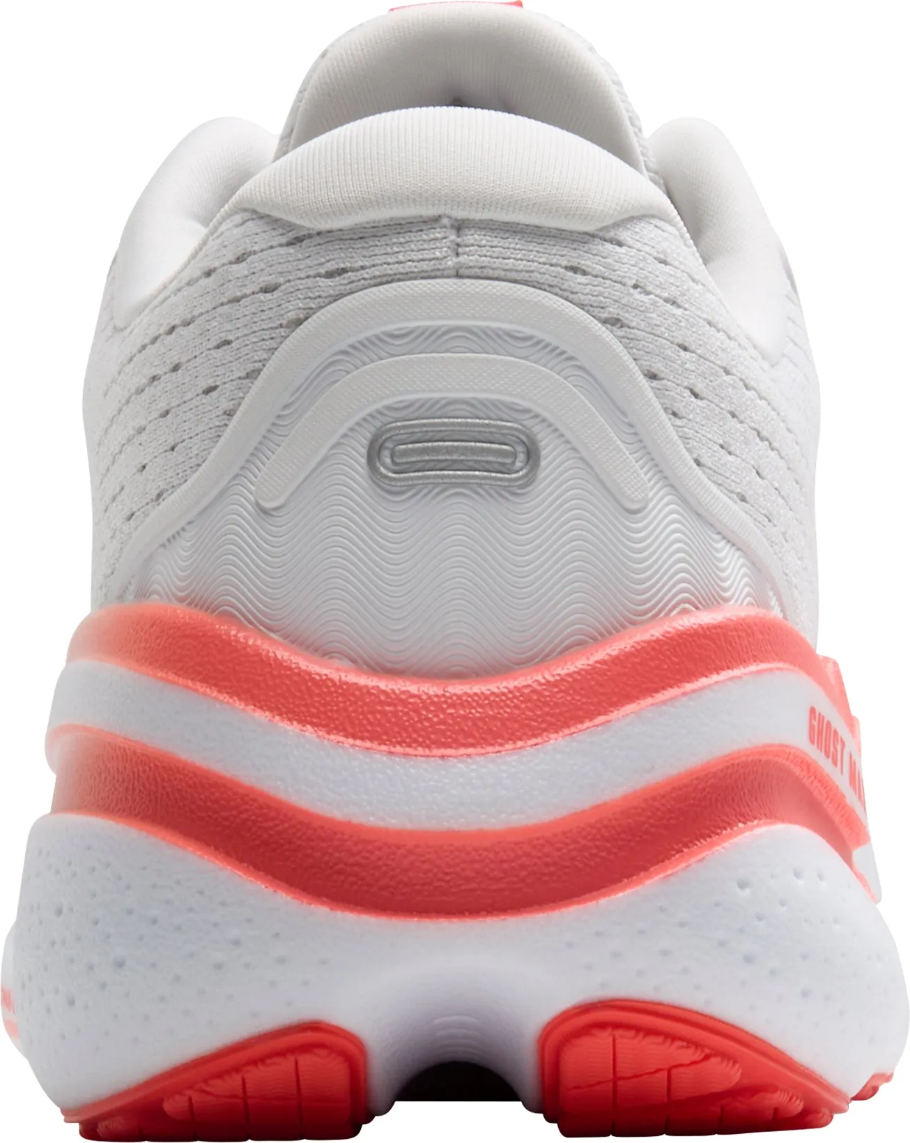 Brooks Ghost Max 2 Womens Running Shoes - White short - distance runner shoes fluid - motion