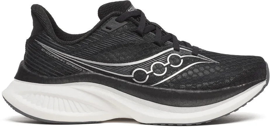 Saucony Endorphin Speed 5 Womens Running Shoes - Black snowy - day shoes