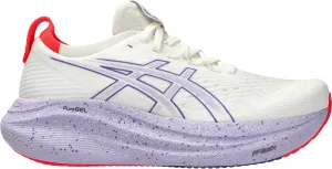 Zero Drop Profile Asics Gel Nimbus 27 Tokyo Womens Running Shoes - Cream