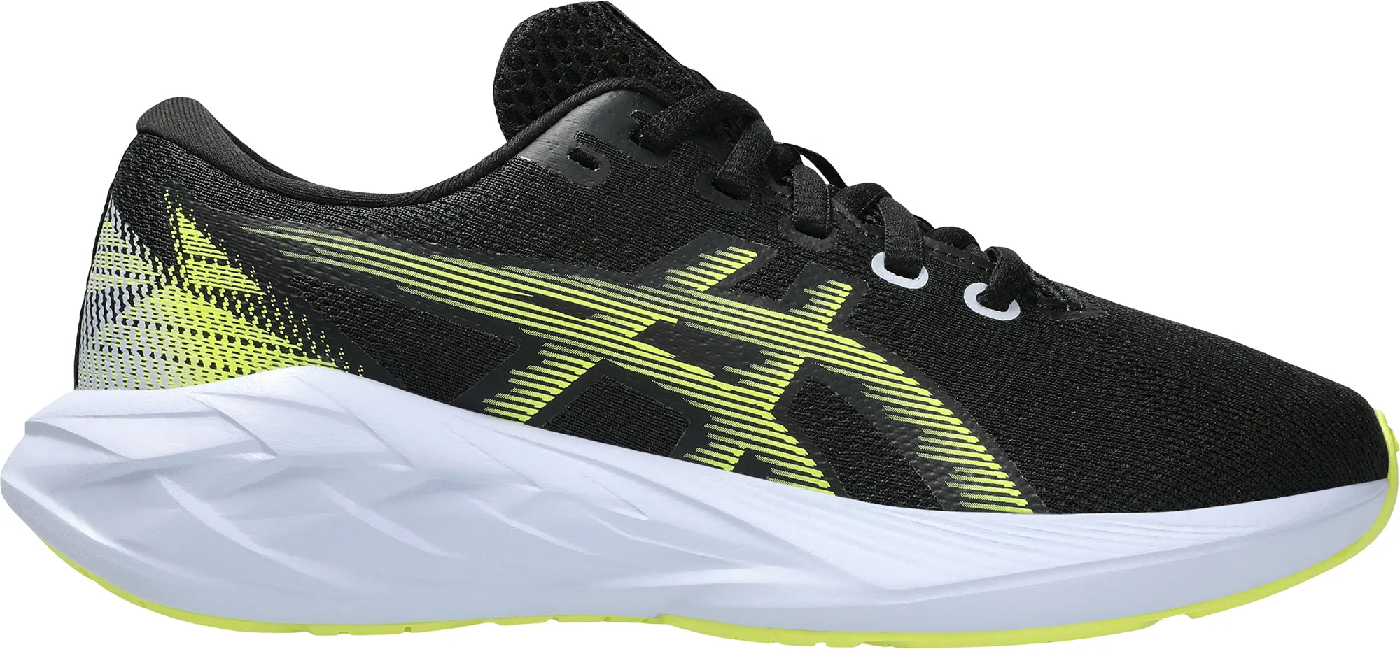 Foldable Design Asics NovaBlast 5 GS Junior Running Shoes - Black