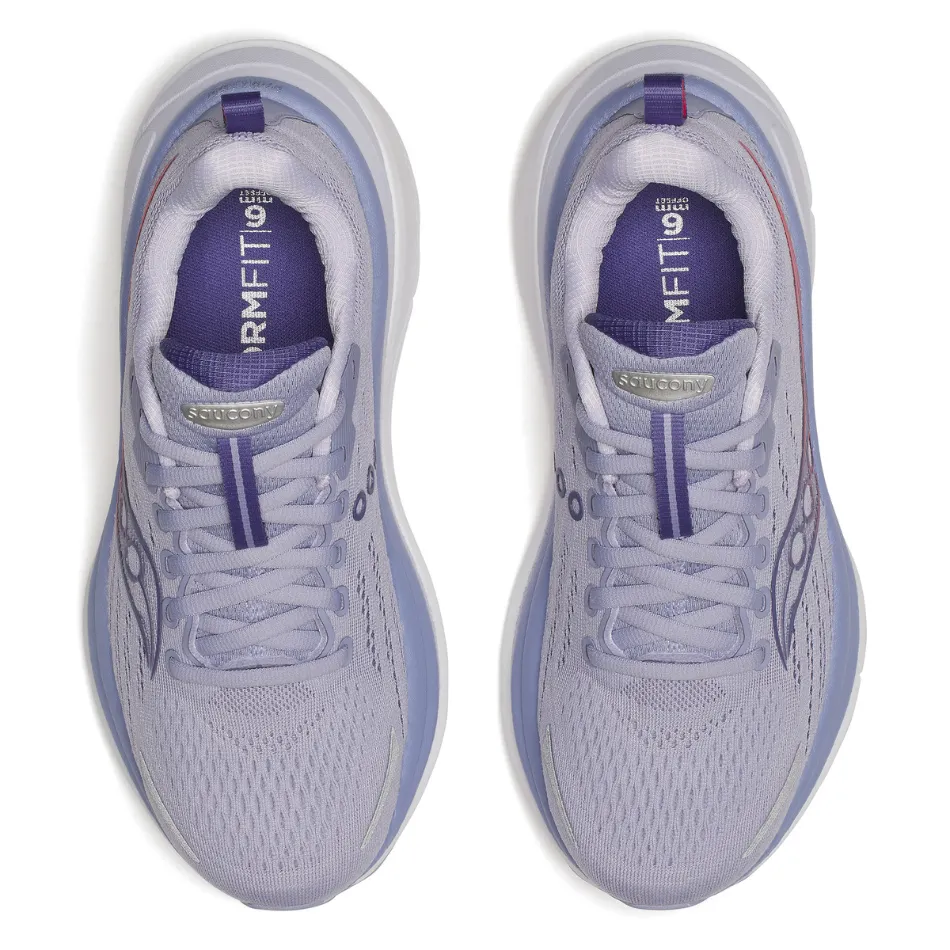 Saucony Women's Hurricane 25 Running Shoes in Thistle/Aster - Online Exclusive heel - strike shoes