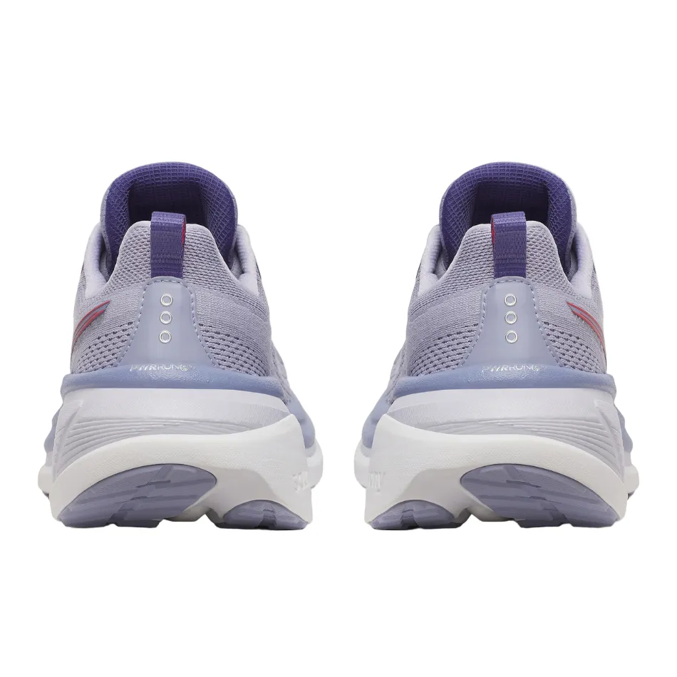 Saucony Women's Hurricane 25 Running Shoes in Thistle/Aster - Online Exclusive Rugged Design Lightweight Composite
