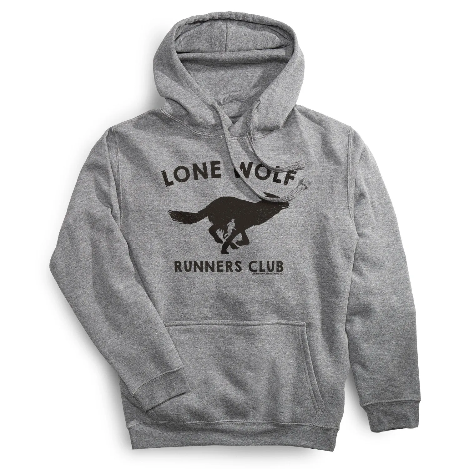 Activewear Japan Neat Statement Fleece Hoodie -  Run Club Lone Wolf
