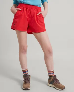 Women's EVRY-Day 4 inch Shorts - Signal Red Dense Fit Surf Mood