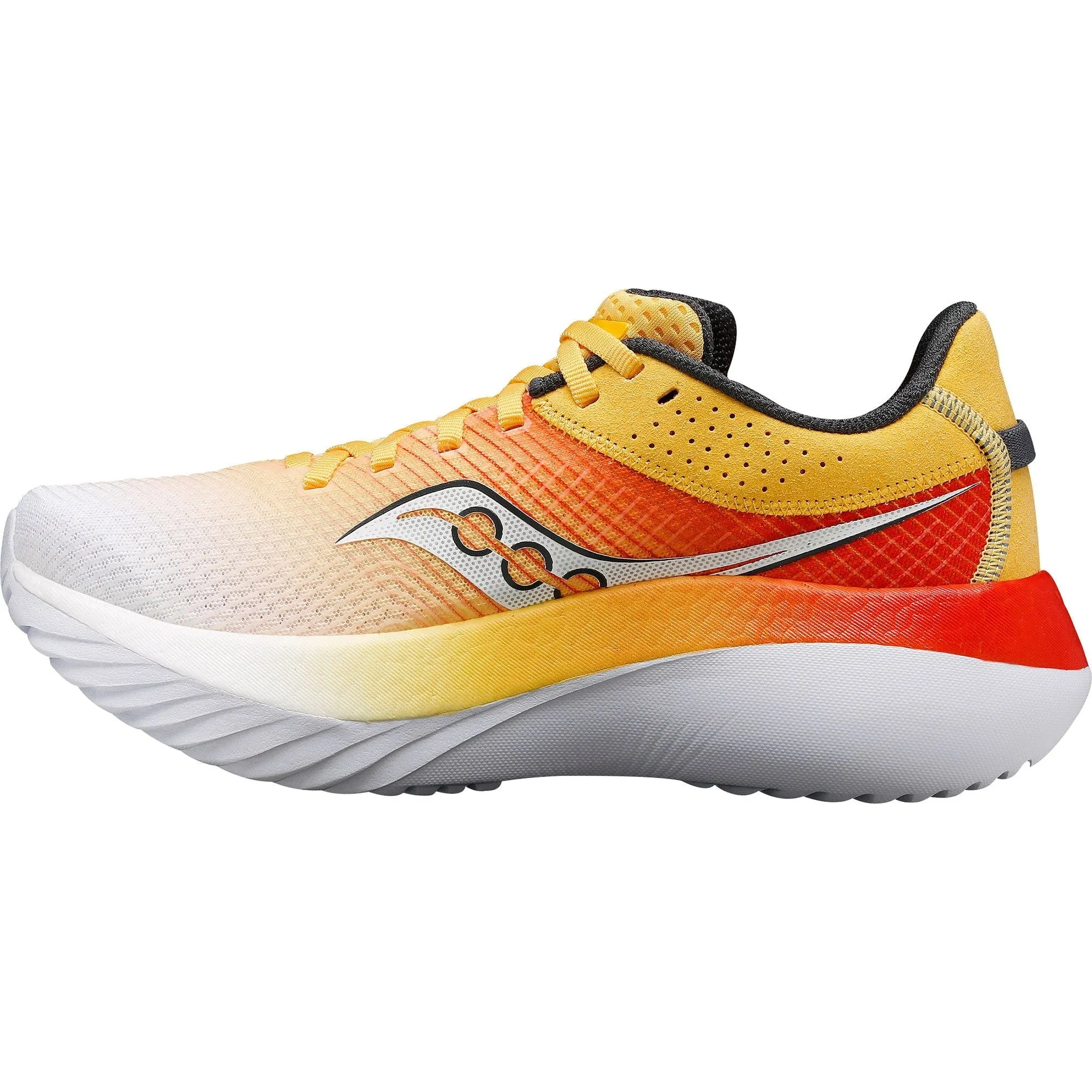 Blown Rubber Compound Saucony Kinvara Pro Womens Running Shoes - Yellow
