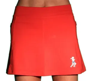 Lined interior Red Ultra Mini Athletic Skirt (girls size 6-10)