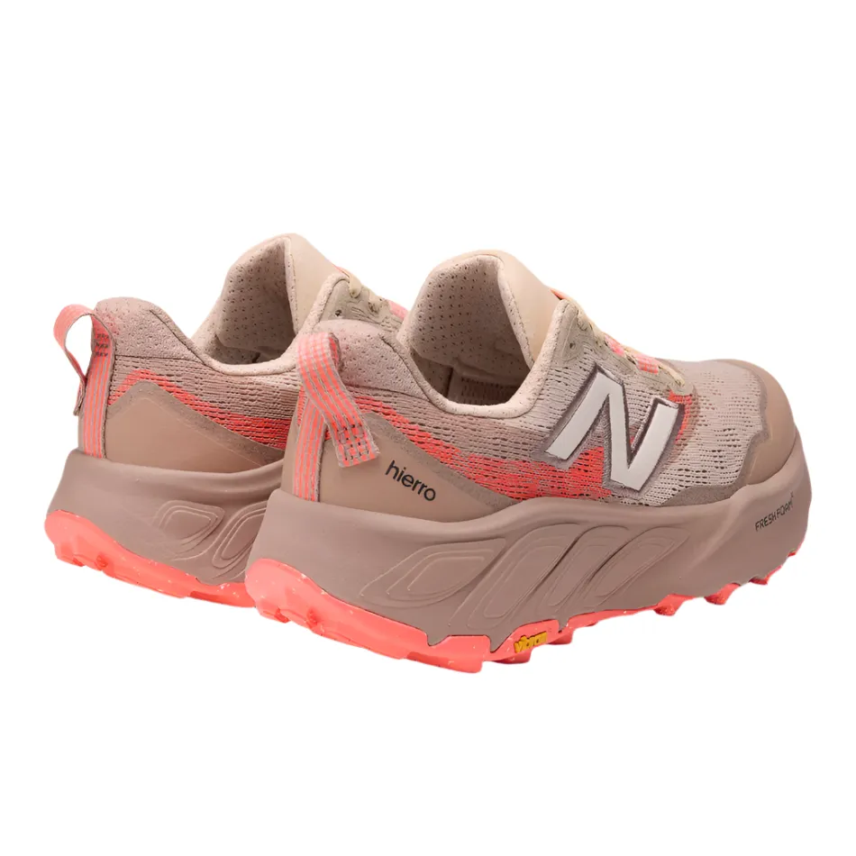 New Balance Women's Hierro v9 Trail Running Shoes in Desert Clay/Earth Shadow/Urgent Red AW25 ultra lightweight sneakers