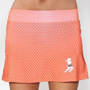 Plus size option Pumpkin Dot Athletic Skirt Mini