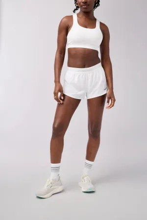 Mood Wear Brooks | Breakaway 2.5" Short | Women's | White