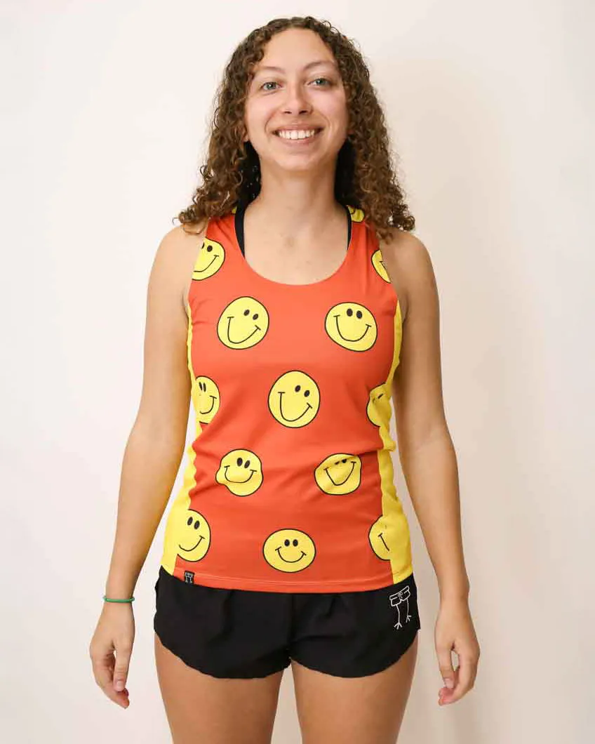 Sweat Guard Technology Trendy workout clothes Women's Smileys Performance Singlet Perfect Shape