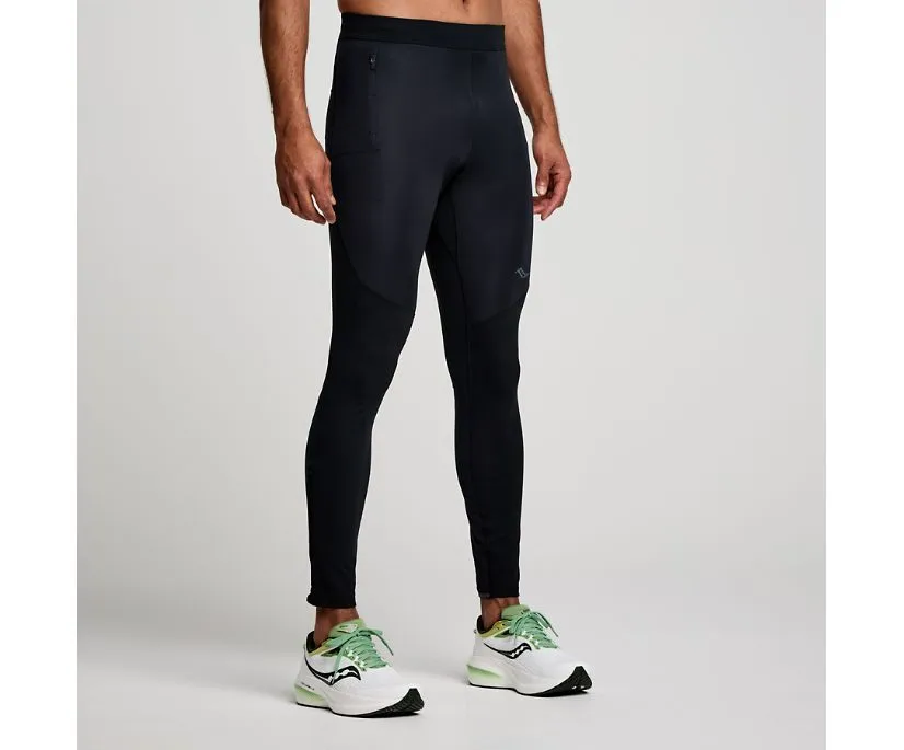 Saucony | Runshield Tight | Men's | Black Body Shaping Budget Friendly Power Stretch