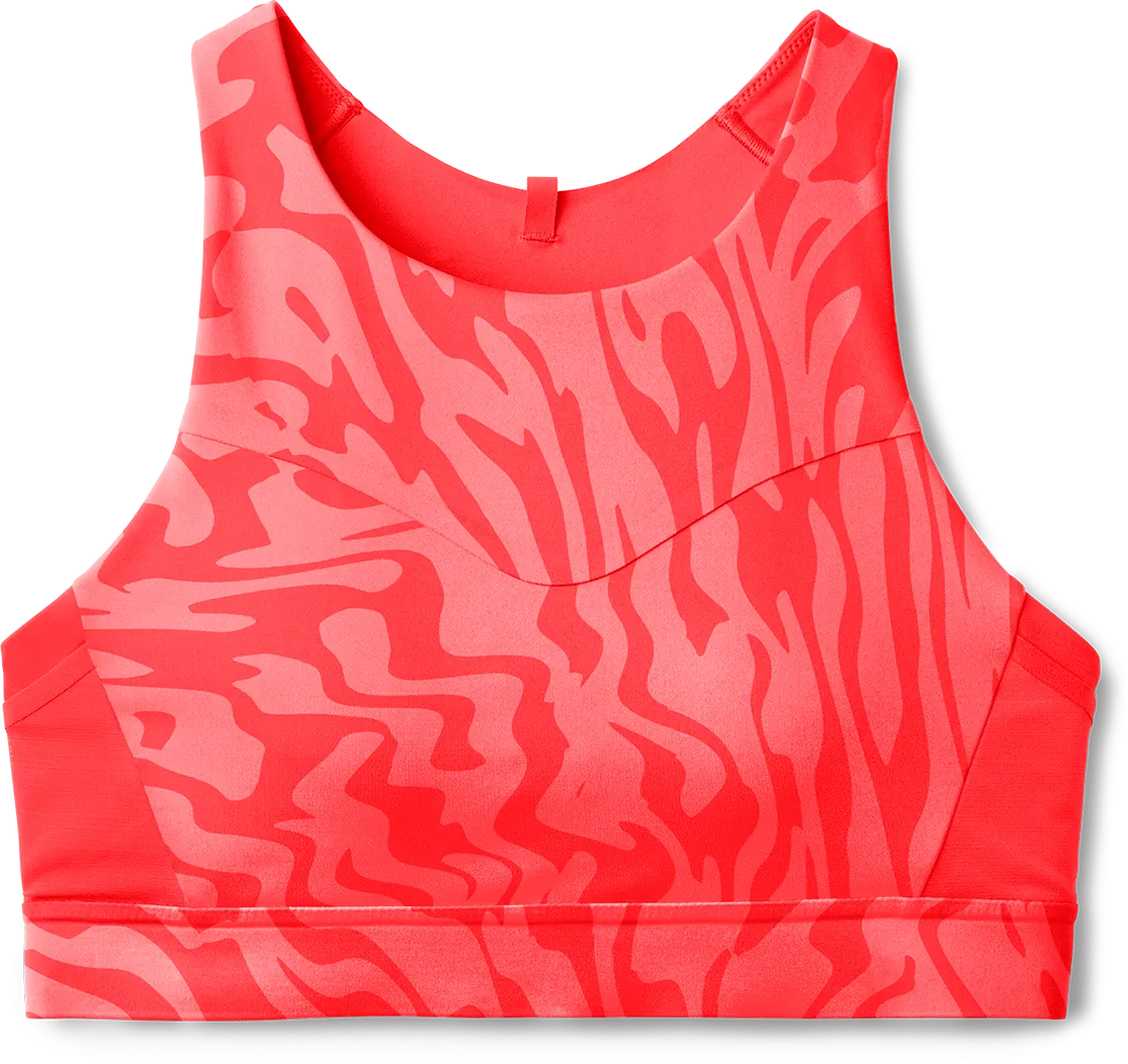 Women's Drive 3 Pocket Run Bra (622 - Neo Cayenne Speedscape) Machine washable Comfortable lining