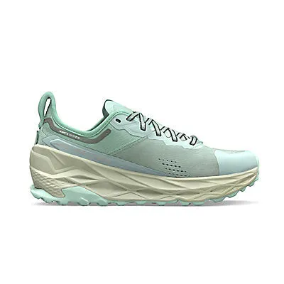 Altra Women's Olympus 5 (Silver/Blue) Torsion Stability Bar hybrid performance sneakers