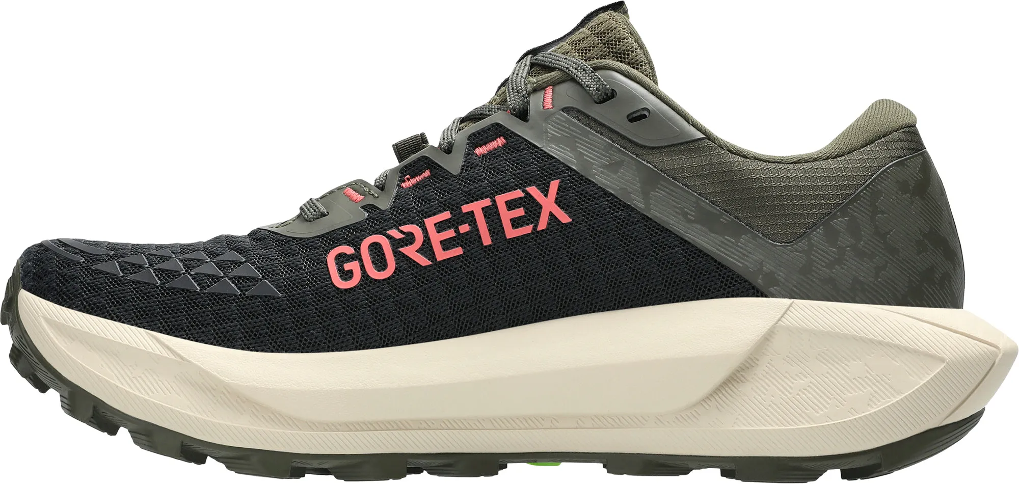 Microfiber Stabilizer Straight Running Asics Gel Trabuco 13 GORE-TEX Womens Trail Running Shoes - Black