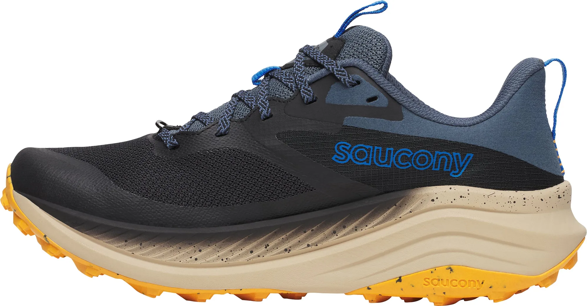 Saucony Xodus Ultra 3 Mens Trail Running Shoes - Black polka - dot running wear Smooth Surface