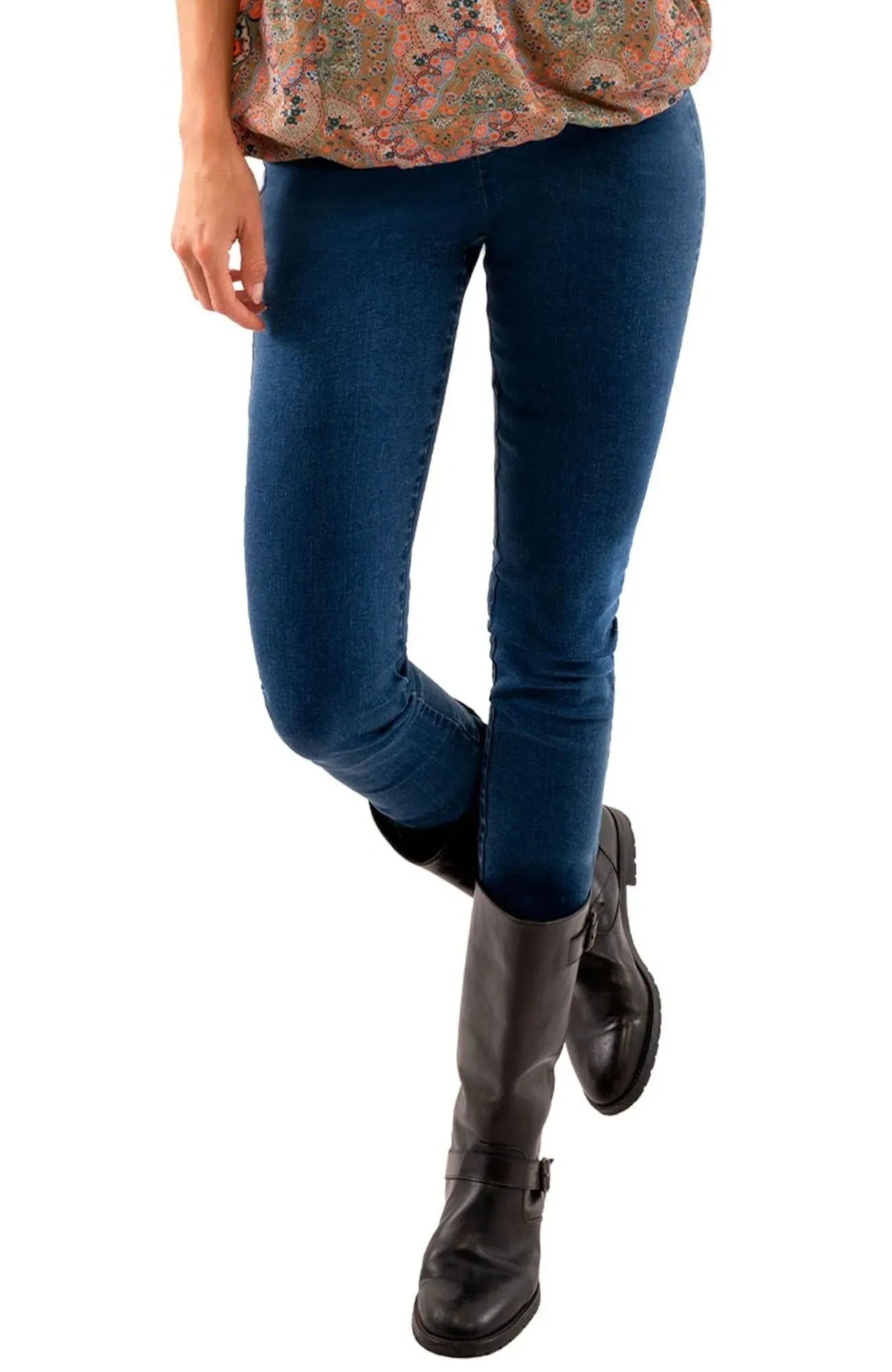 Gretchen Scott | GripeLess Denim Pull On Pant | Women's Quick Dry Pants Odor ResistantFabric