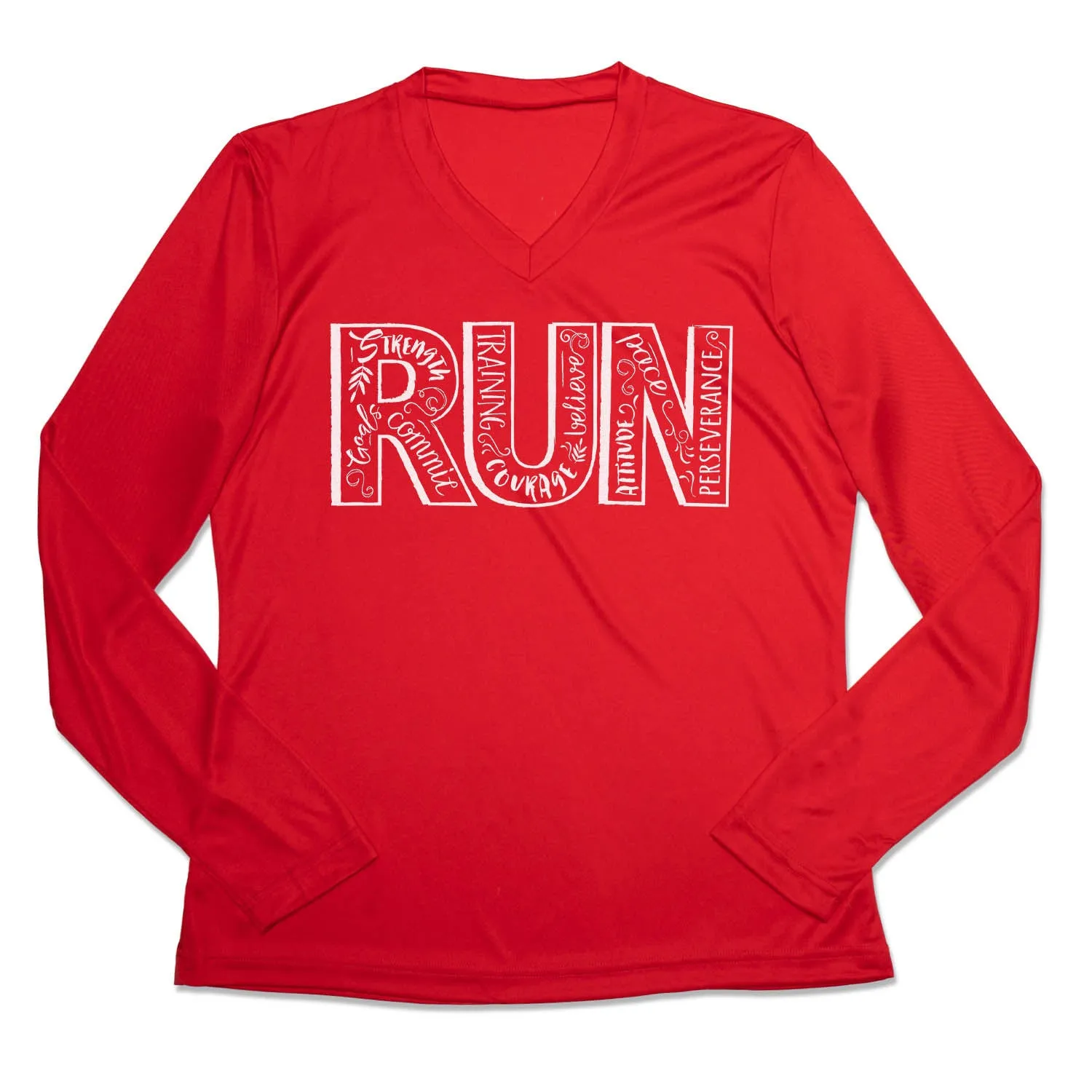 Women's Long Sleeve Tech Tee - Run With Inspiration Multi Directional Stretch