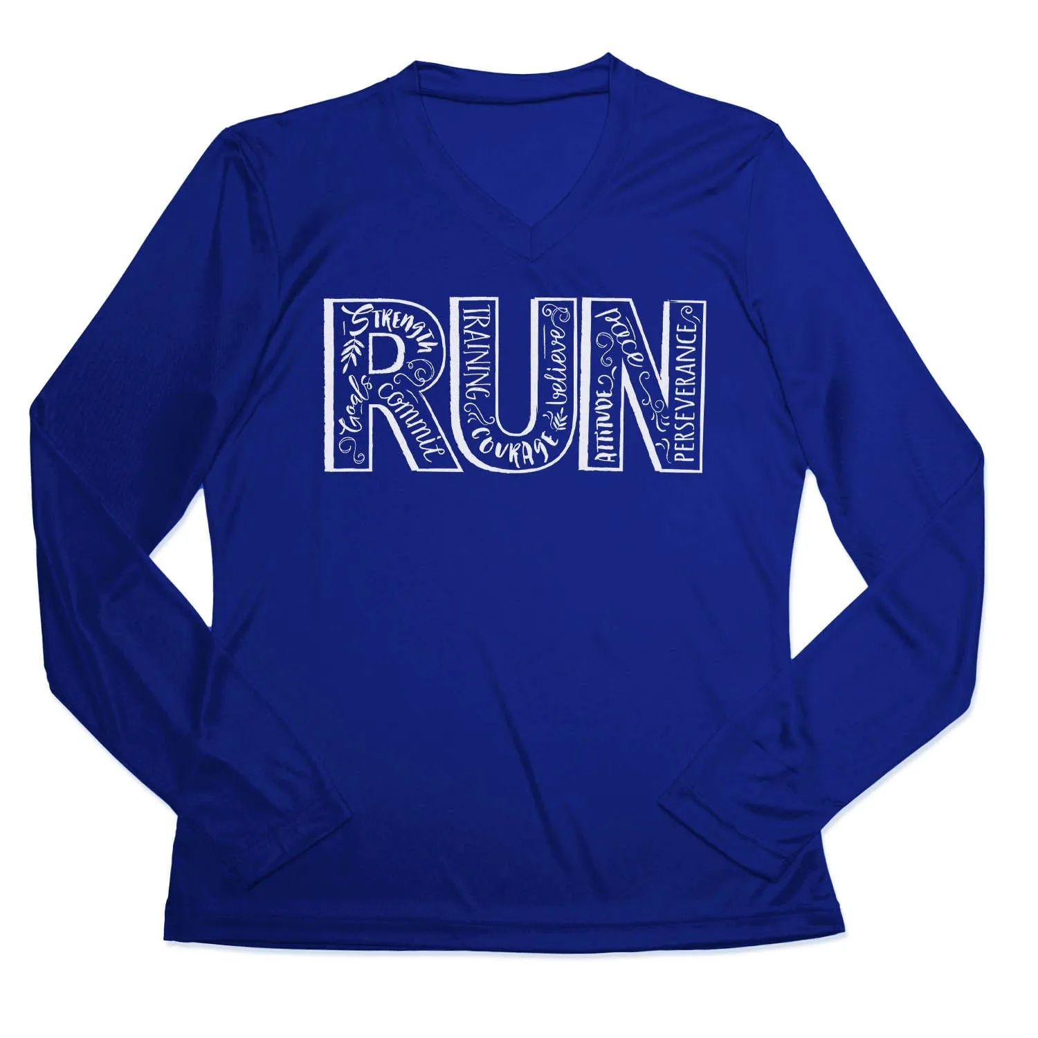 Seasonal Wear Women's Long Sleeve Tech Tee - Run With Inspiration