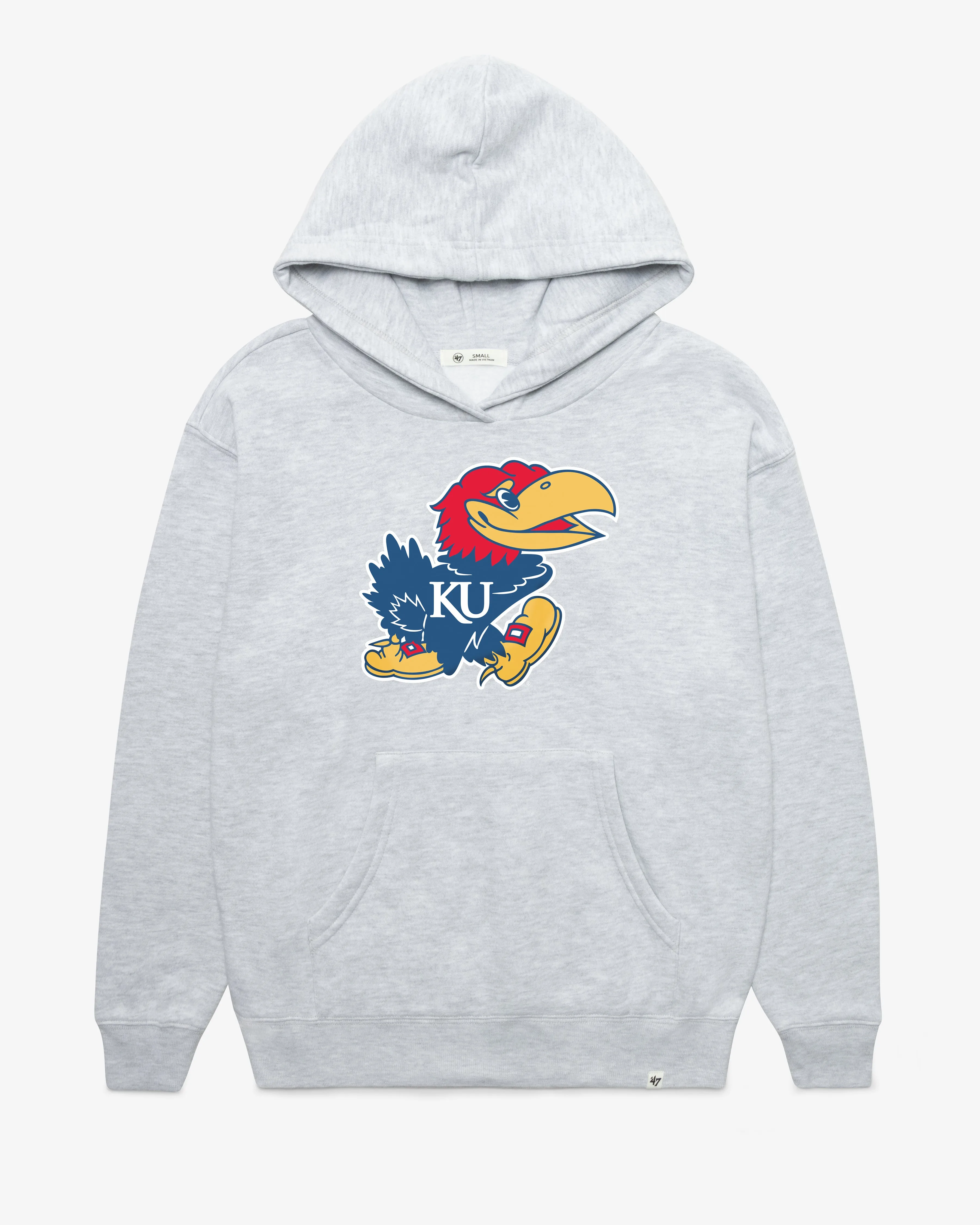 DoubleLayered KANSAS JAYHAWKS IMPRINT '47 NAOMI HOOD WOMENS