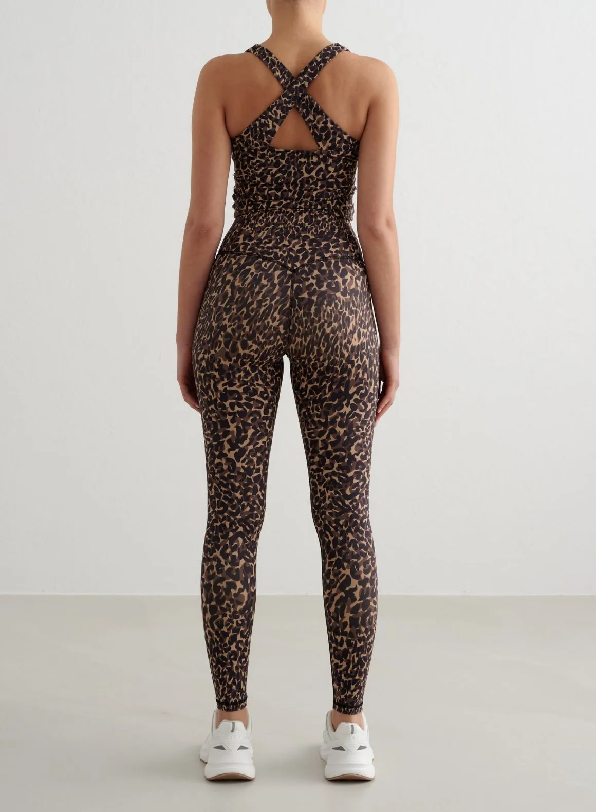 Cheetah Core Essential Bralette Quick Evaporate Fabric Flex Zone Design