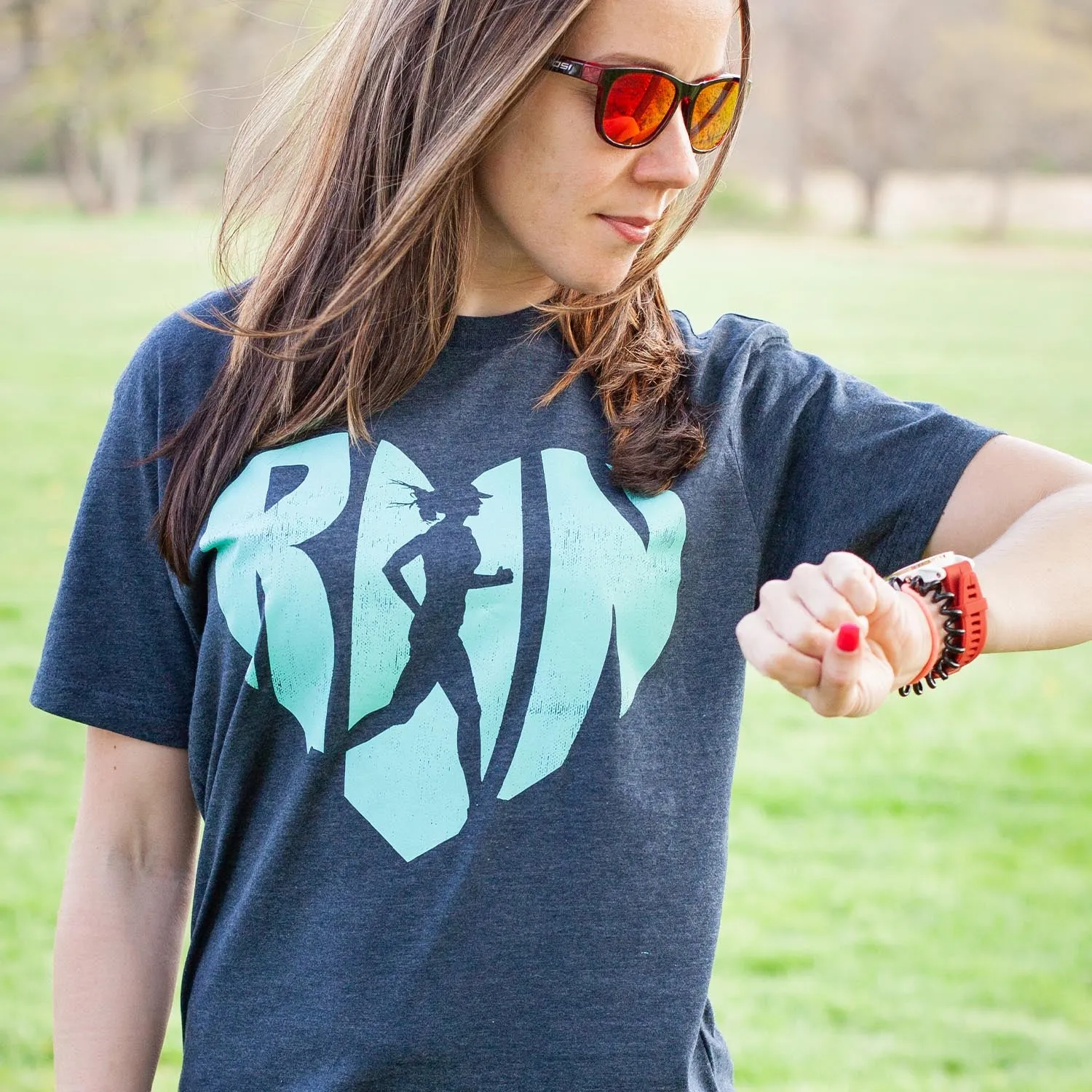 Work efficiency Quick Dry Performance Running Short Sleeve T-Shirt - Love The Run