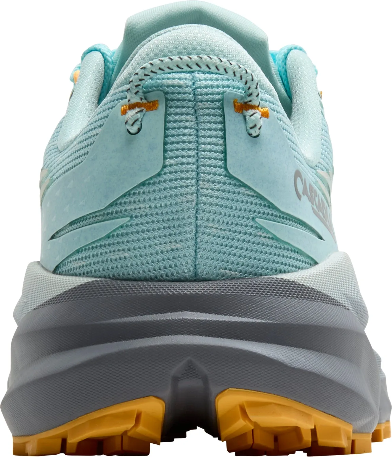 Brooks Cascadia 19 Womens Trail Running Shoes - Blue running in a swamp area shoes Compression Foam Collar