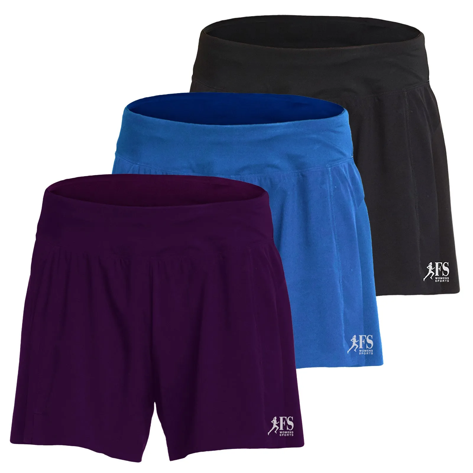 Women's Frank Shorter Pocketed Short 7" Inseam Ergonomic Panel Design Freedom Stretch