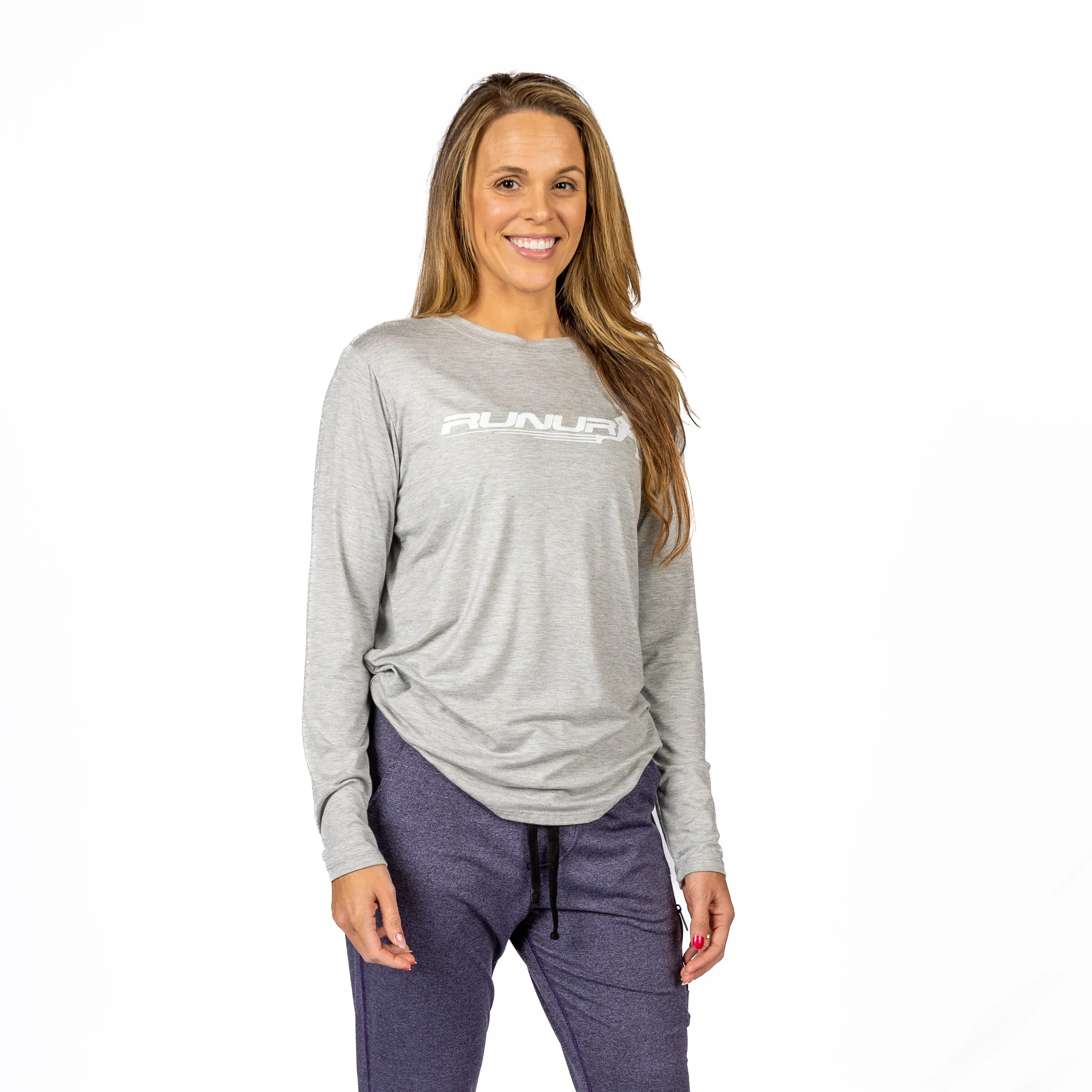 Light Wear LONG SLEEVE TEE - HEATHER GRAY - THE TAPER