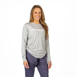 Light Wear LONG SLEEVE TEE - HEATHER GRAY - THE TAPER